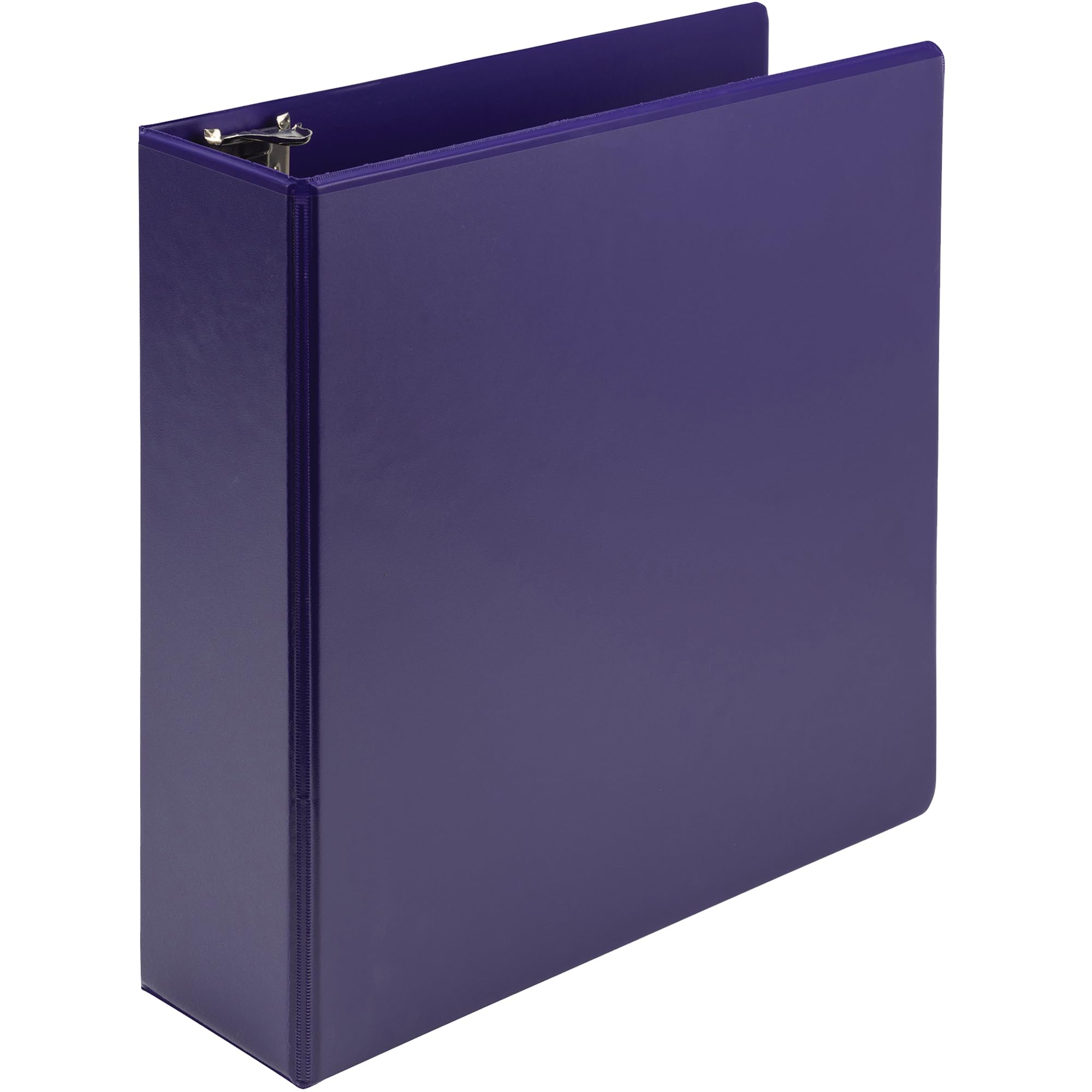 Samsill Plant-Based 3 Inch Durable Round Ring, View Binder, Eco-Friendly, USDA Certified Biobased, Single, Purple