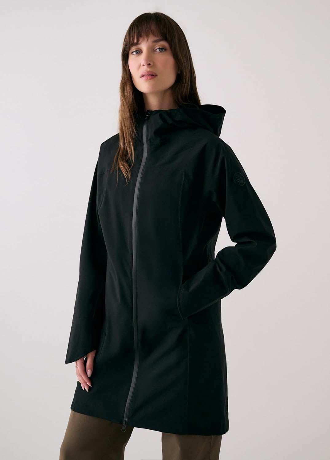LOLË Element Long Rain Jacket | Waterproof & Breathable | Womens Rain Jackets | Packable & Lightweight - Image 7