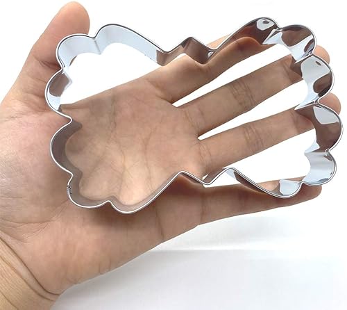 Miniatura 3 de LILIAO Janka - Cortador de galletas rectangular con marco para sándwich, fondant, 4.7 x 2.9 pulgadas, acero inoxidable