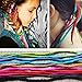 DEEKA 100% Wool & All Handmade Dreadlocks Extensions/Braiding Hair/Reggae Hair From Nepal for Hippie Tribal (Pack of 2 PCS, Color 2)