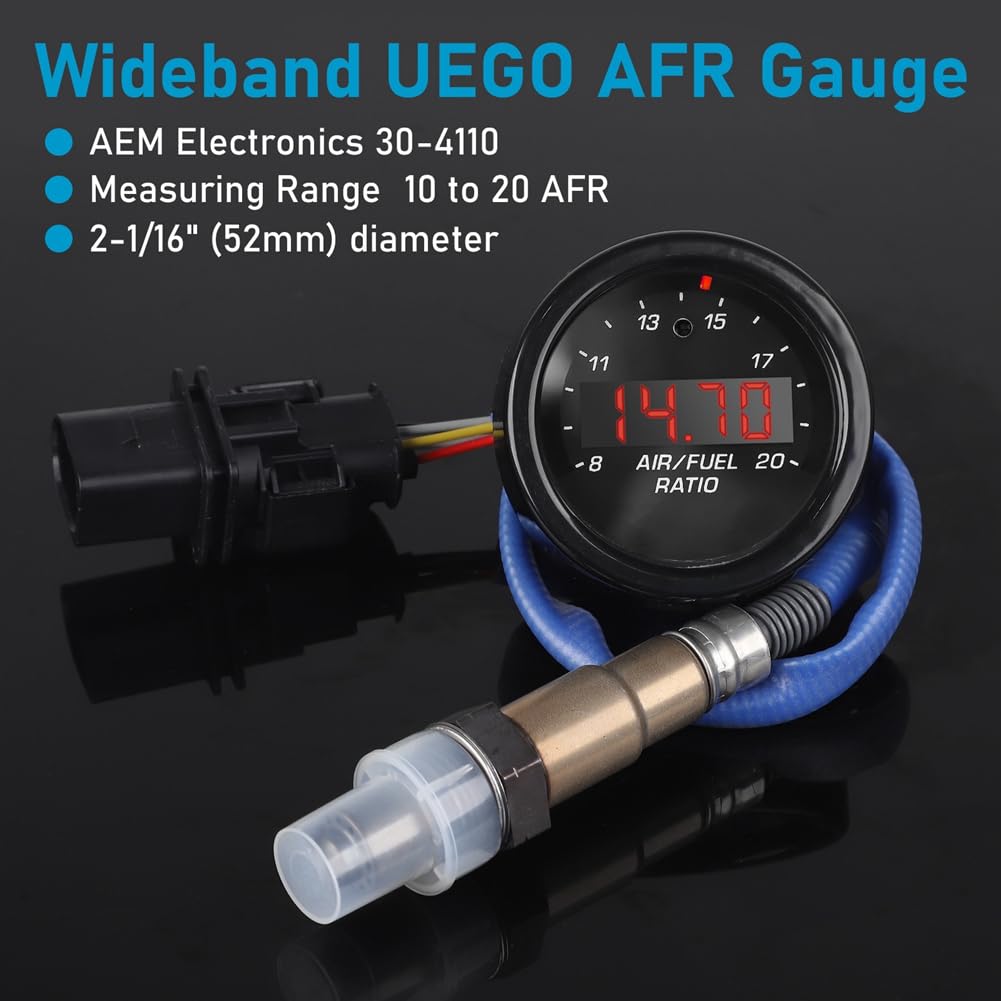 O2 Misuratore di rapporto aria-carburante 30-0300 X-Series Misuratore AFR 0258017025 Sensore di ossigeno per auto