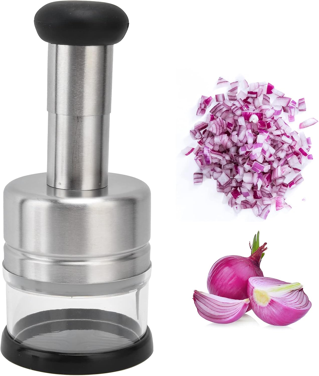 Onion Cpper, Effortless Garlic Cpper Manual Kitchen for Minced Garlic for Onion Cutting//2093