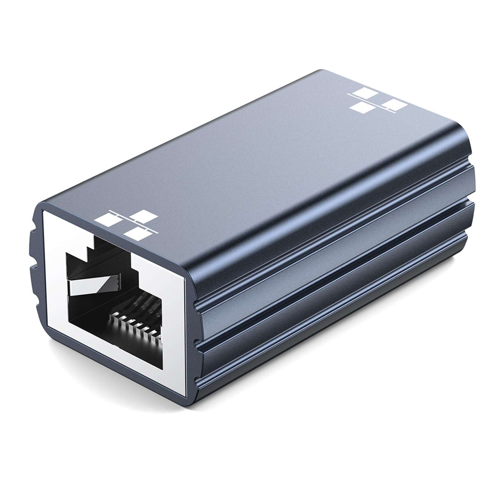 Łącznik Ethernet 1 Gb/s, Złącze Przedłużacz Kabla Ethernet, Szary | Gigabit Adapter Złącze RJ45 do Przedłużania Kabli Sieciowych do 100 m, Kompatybilny z Kable Cat5 / Cat5e / Cat6 / Cat6A /Cat7