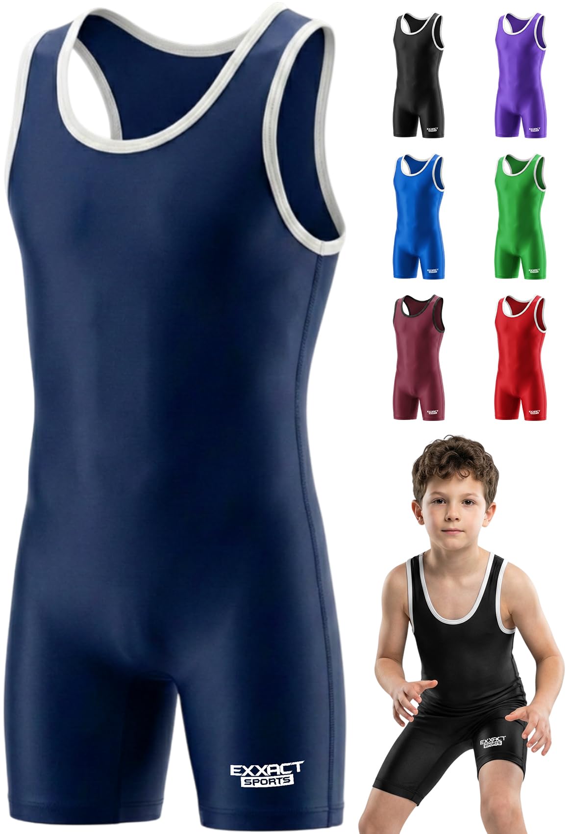 Youth Wrestling Singlet For Boys, Premium Powerlifting Singlet, Kids Wrestling Singlets For Training