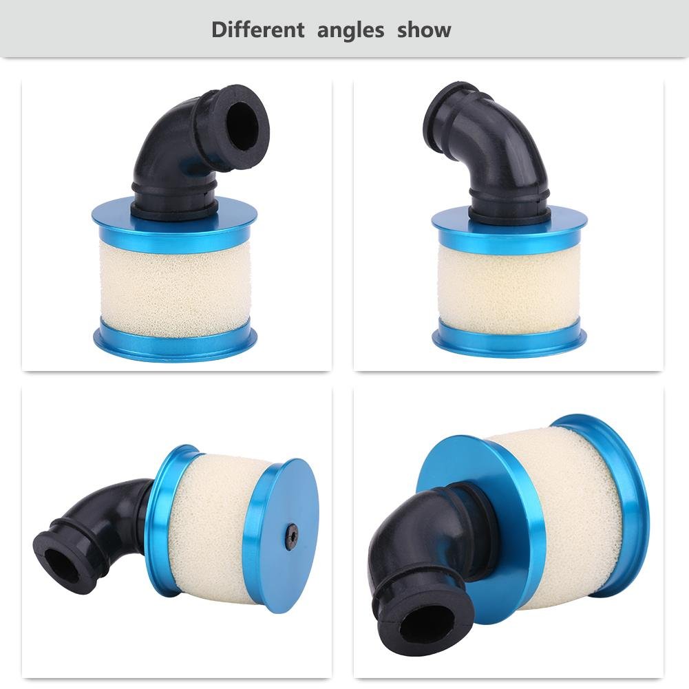 Filtro Aria In Lega Di Alluminio Per Auto RC 1/10, Compatibile Con HSP 94122/188, Colore Oro, Con Spugna Per Prestazioni Ottimali