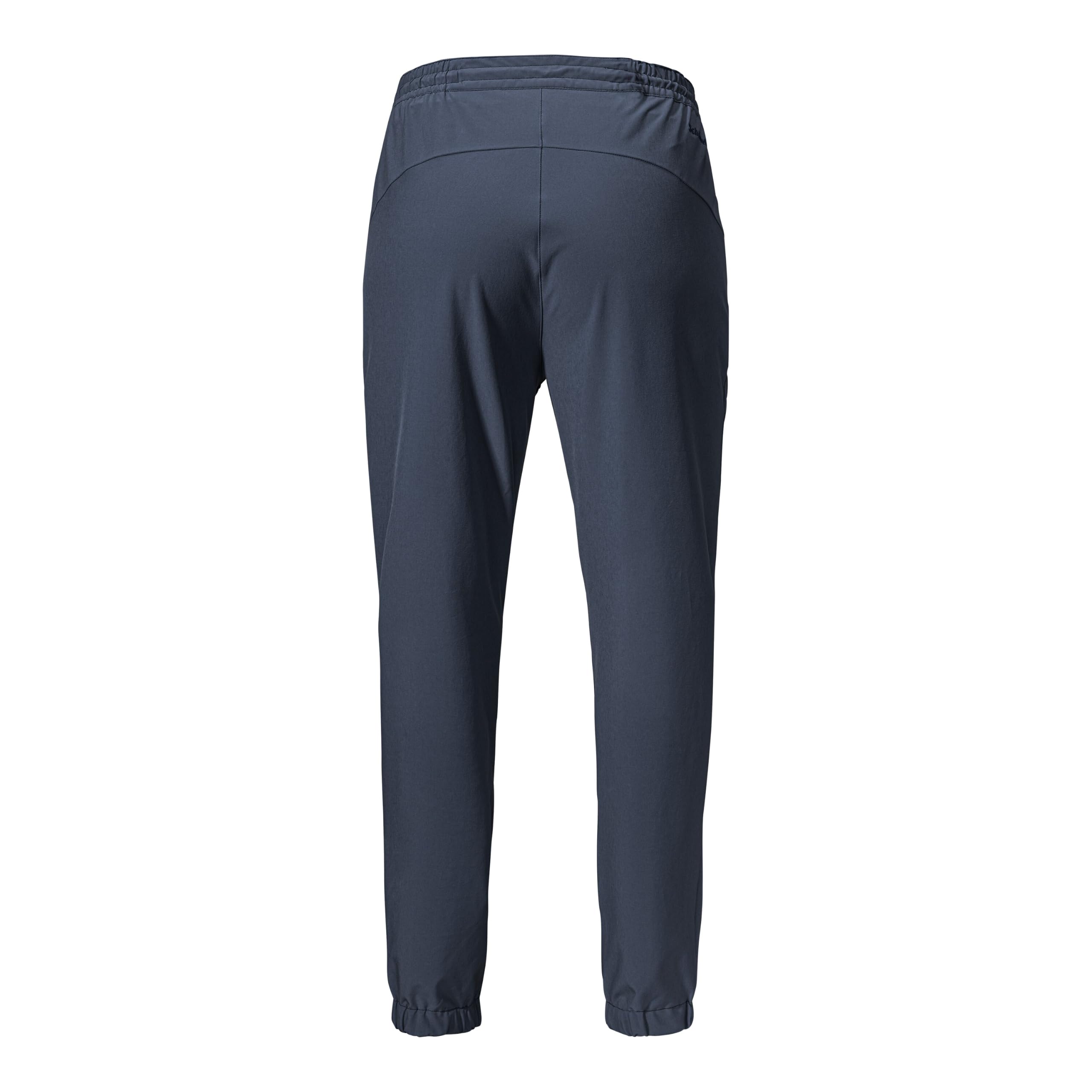 Schöffel Damen Pants Vienna L, Wasserabweisende Freizeithose mit 4-Wege-Stretch, leichte Outdoorhose mit elastischem Bund und praktischer Sicherheitstasche