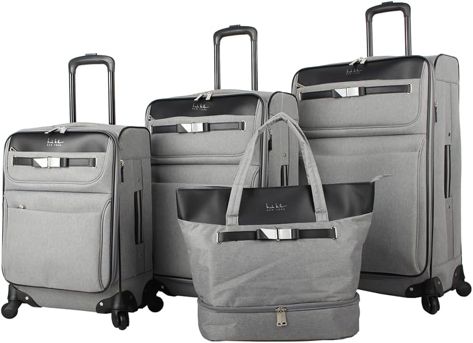 Nicole Miller Designer Luggage Paige Collection 4 Piece