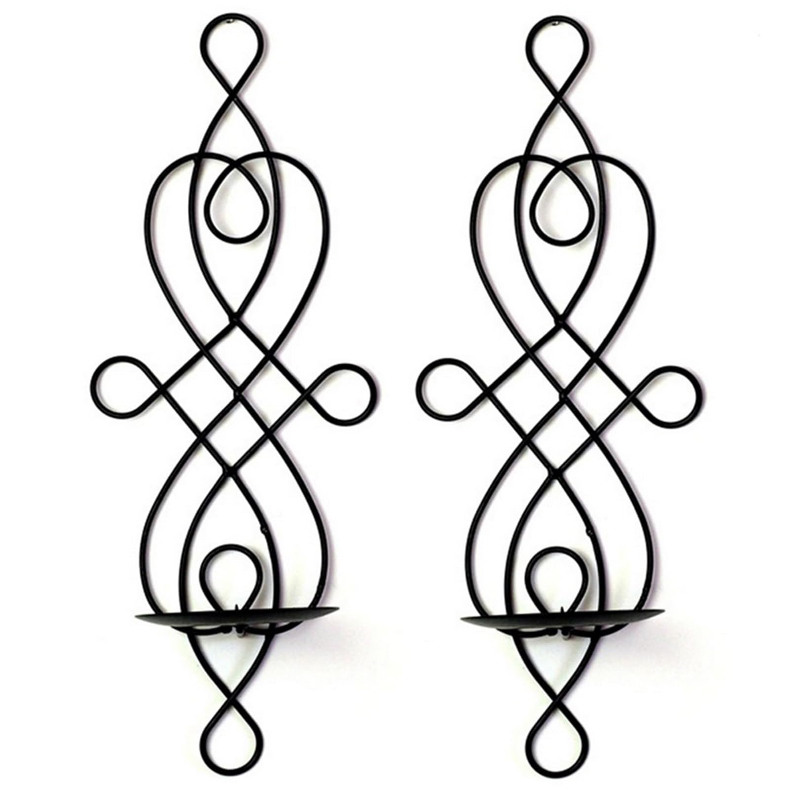 Wandkerzenständer 2 stücke Eisen Wand Hängen Kerzenhalter Metall Party Hochzeit Hause Abendessen Dekoration Kerzenständer Kerzenständer Für Wohnzimmer