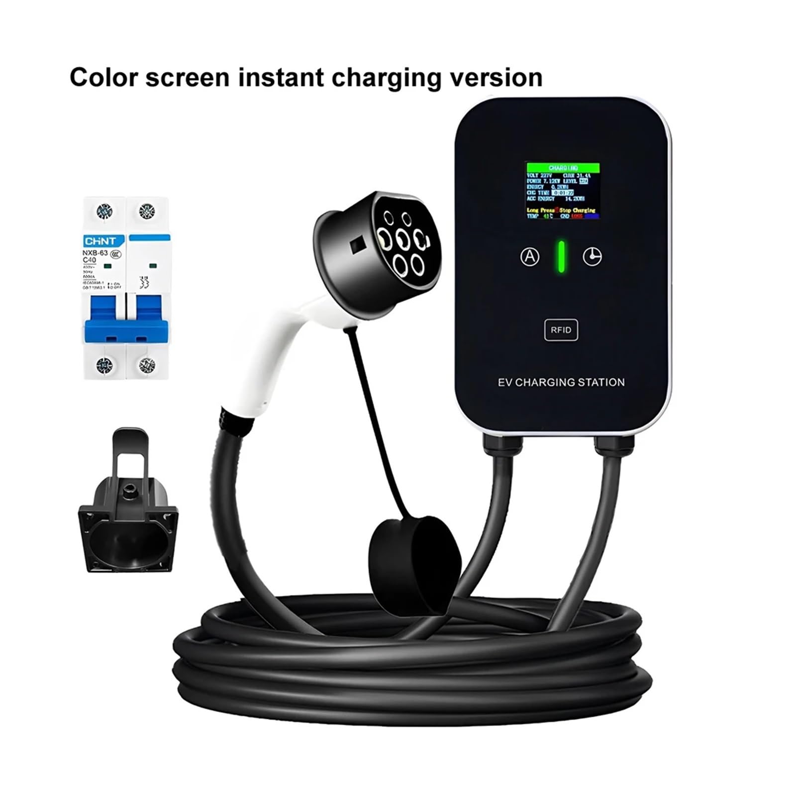 Amazon.co.jp: EV ウォールボックス 5 メートル 7KW 32A 電気自動車