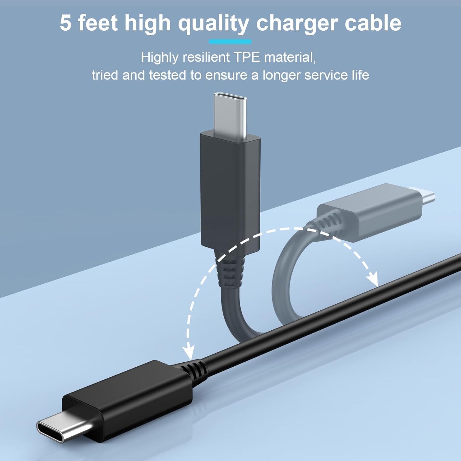 Charger for Nintendo Switch, 39W AC Adapter Fast Charging Power Supply for Switch, 15V 2.6A Compatible with OLED/Lite/Steam Deck Dock, Support TV Mode