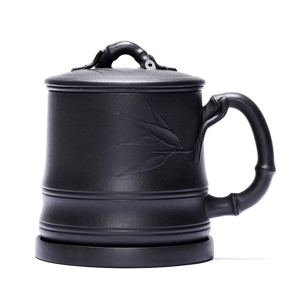 Matcha Cups Liner filtr filiżanka do parzenia herbaty fioletowy kubek z piaskiem męski ręcznie robiony kubek do kawy 520 ml gliniany kubek zestaw do herbaty zaparzacz do herbaty kubek
