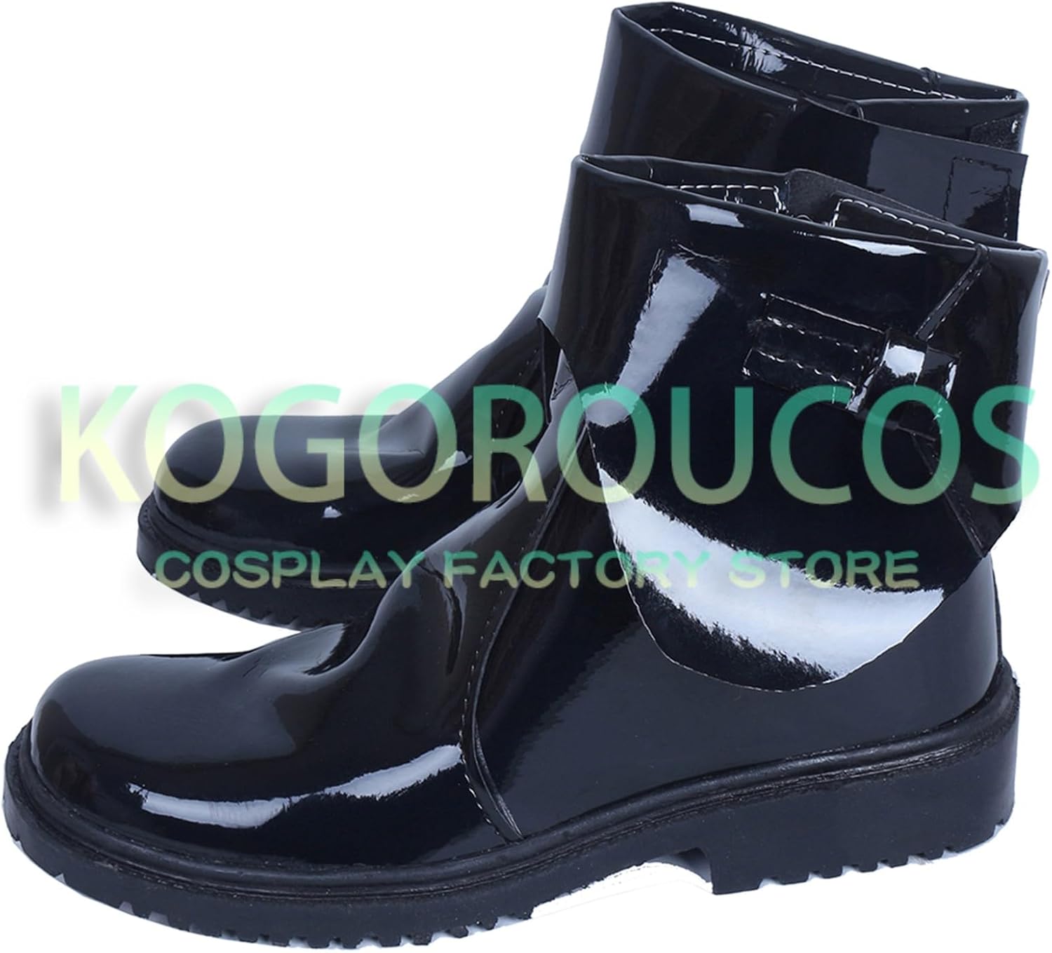 KOGOROUCOS Cosplay Shoes Boots for Darth Vader Customizable Large Size Costume Footwear M10129023