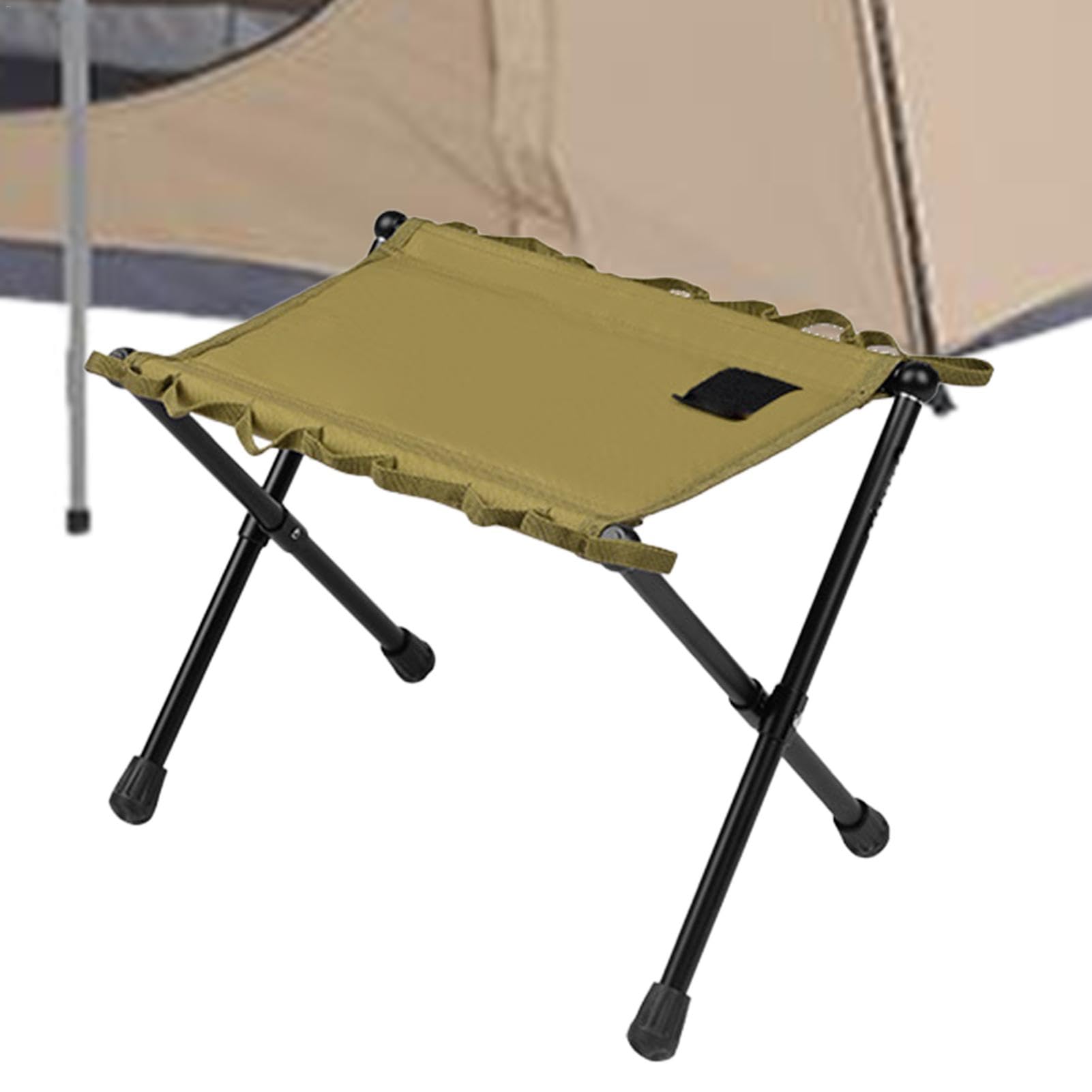 Tabouret pliable portable de camping léger résistant tissu Oxford charge 100kg