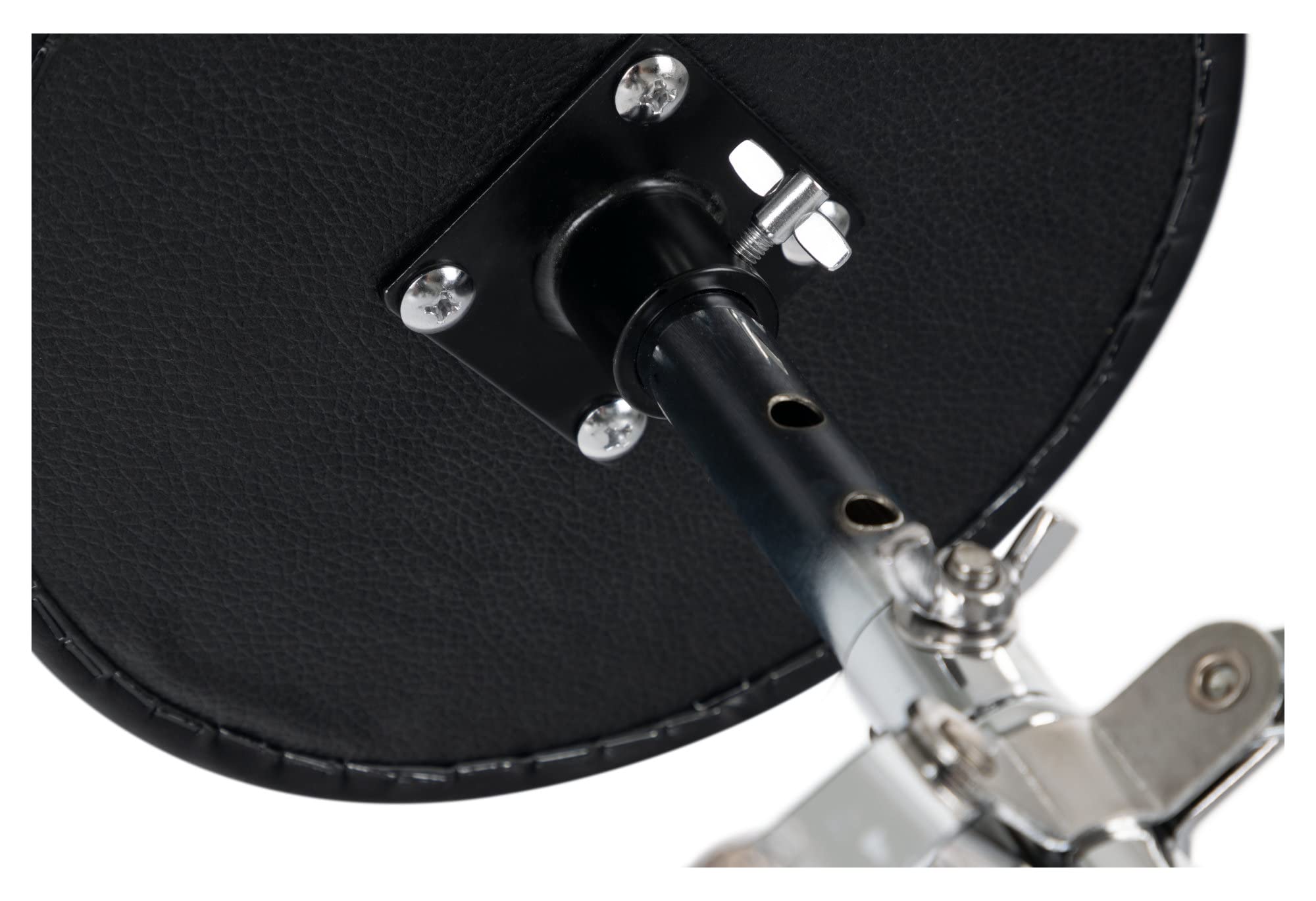 XDrum Sgabello Batteria Junior - Sgabello per Batteria per Bambini - Regolabile in Altezza in 3 Posizioni da 32cm a 37cm - Piedini in Gomma Stabili per Perfetta Stabilità