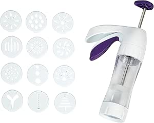 Wilton 2104-2627 Cookie Press Simple Success EFS, Multicolored, 13-Piece
