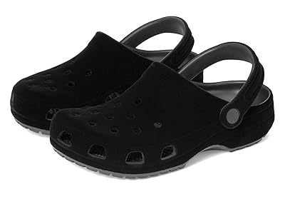 Crocs Kids Classic Clogs (Little Kid/Big Kid) Kids Shoes Black Velvet : 3 Little Kid M, Synthetic
