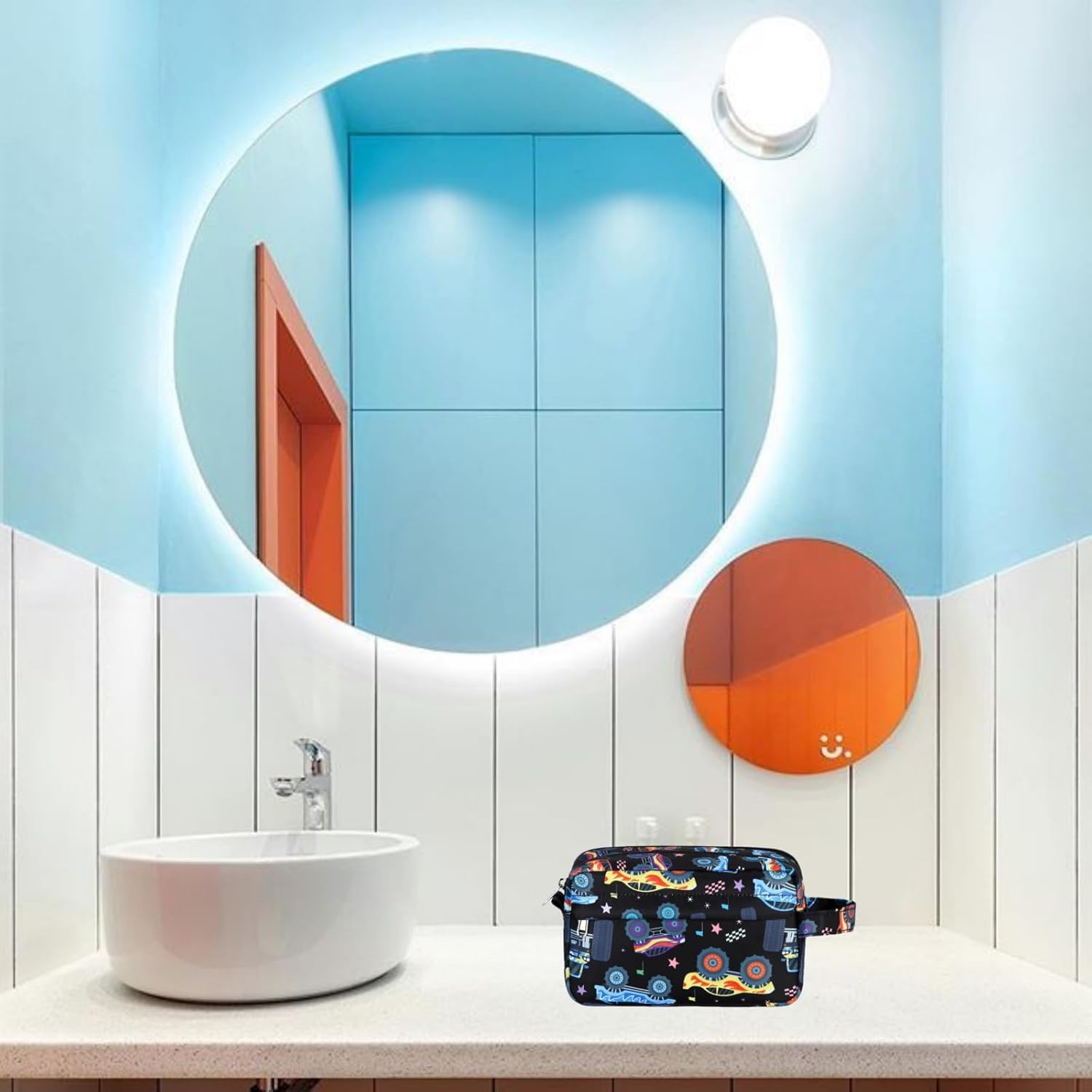 CAMTOP Travel Toiletry Bag for Kids Cute Toiletry Bags for Girls Boys Waterproof for Toiletries Accessories Bathroom Stuff - Image 7