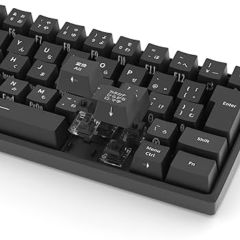 ワイヤレスキーボード 日本語配列 ブラック Amazon | Perixx PERIBOARD-636BUS ワイヤレスエルゴノミクス
