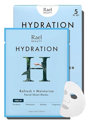 Miniatura 47 de Rael Mascarilla facial para el cuidado de la piel, máscaras faciales de colágeno, máscara facial de bambú, cuidado de la piel coreano, con esencia