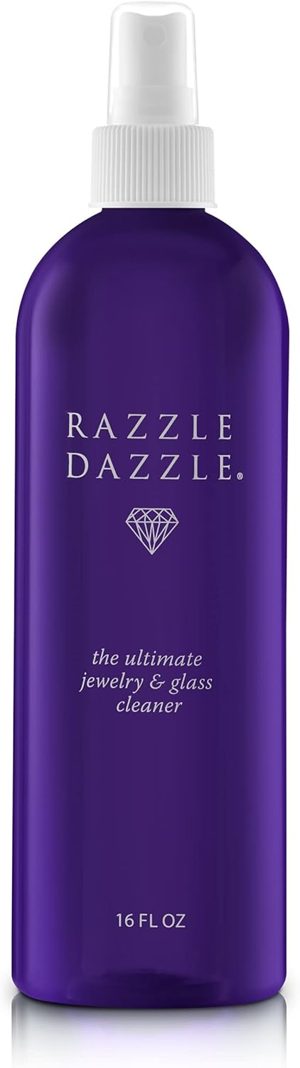 Razzle Dazzle Jewelry, Watch & Glass Cleaner Spray Bottle, 8 oz.