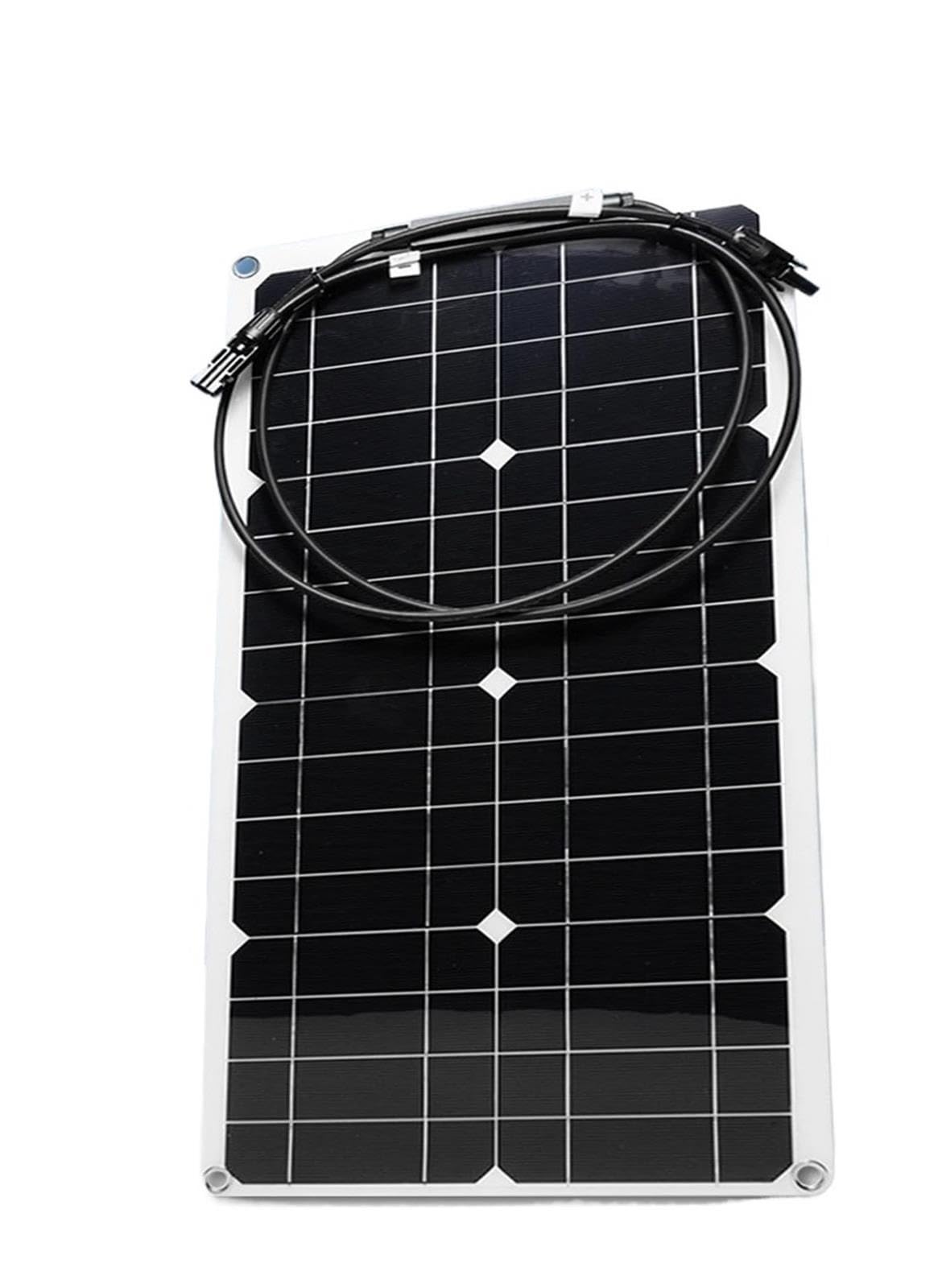 Kit Solare 100A｜Pannello Flessibile + Connettori | 13,2 V for camper/barca/off-grid｜ certificato(With 20A Controller)