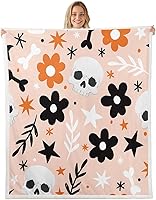 Vista 31 de Manfei Manta metálica de Halloween con diseño de araña robótica metálica para decoración de habitación de niños, manta de tela de araña para sofá