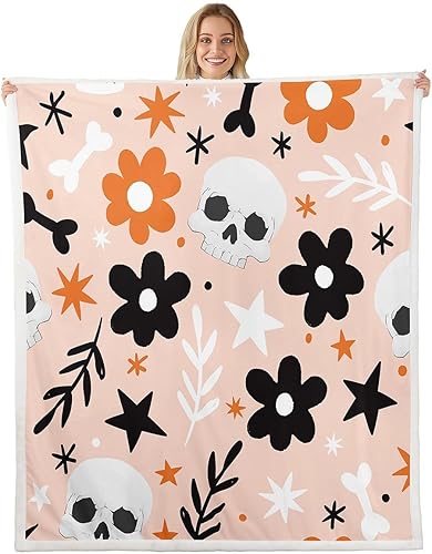 Miniatura 31 de Manfei Manta metálica de Halloween con diseño de araña robótica metálica para decoración de habitación de niños, manta de tela de araña para sofá