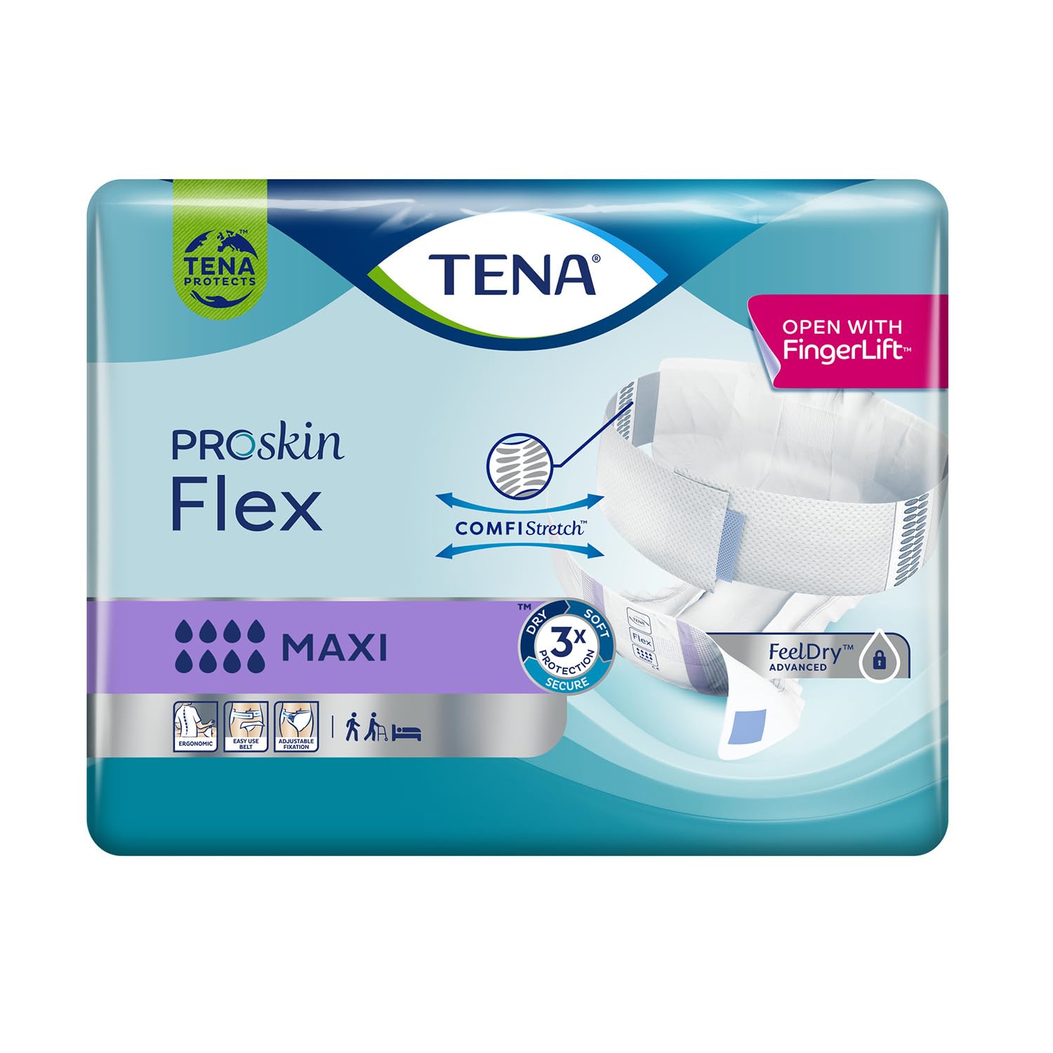 Tena Flex Maxi Medium - 1 confezione da 22 protezioni
