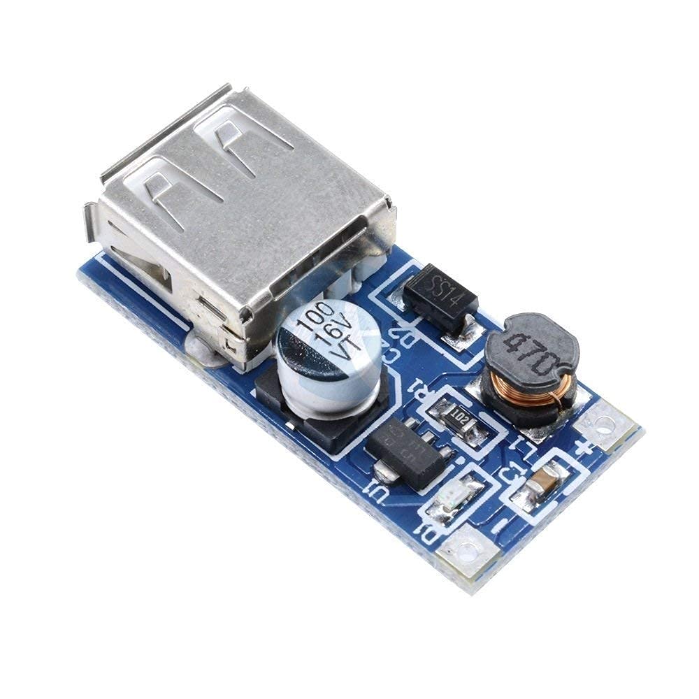 RIV Tech 0.9V-5V DC to 5V DC Step Up Converter DC-DC Power Boost Module Board with USB Output