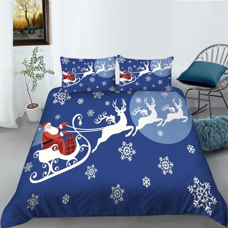 Housse de couette 90x190 en microfibre premium 110g/㎡ douce et durable