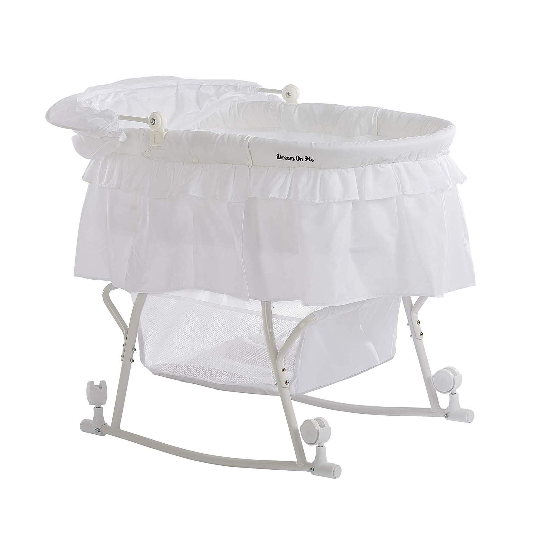 Amazon.com : Dream On Me Lacy Portable 2-in-1 Bassinet & Cradle