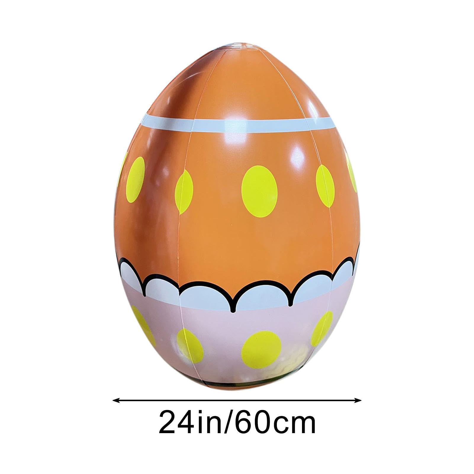 Amazon.co.jp: 屋外イースターエッグ 空気注入式 カラフルな卵 空気