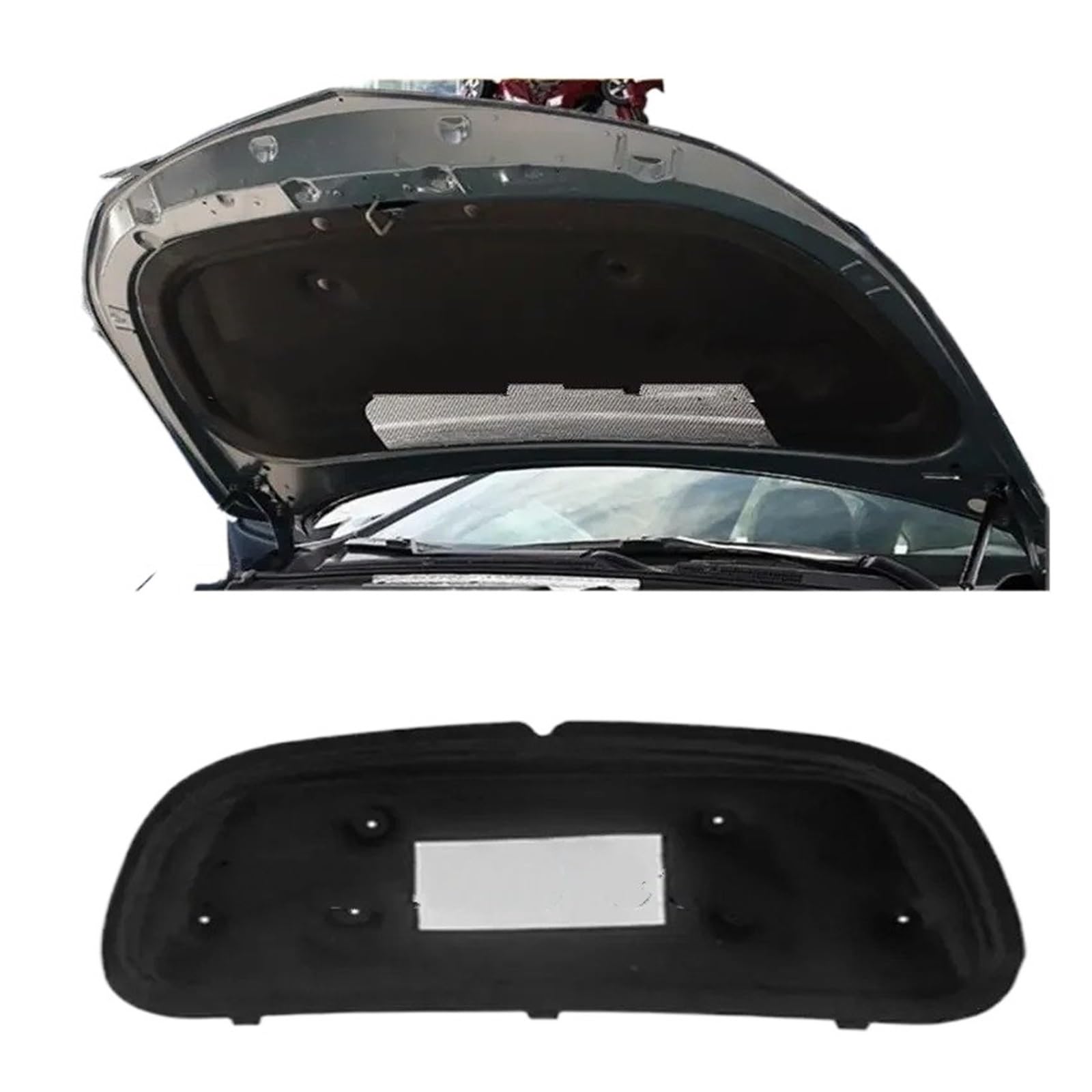 Lhdktee One Color For Chevrolet For Malibu Xl 2019 2020 2021 2022 Heat Sound Insulation Cotton Front Hood Engine Firewall Mat Pad Cover Noise Aner Engine Insulation Pad