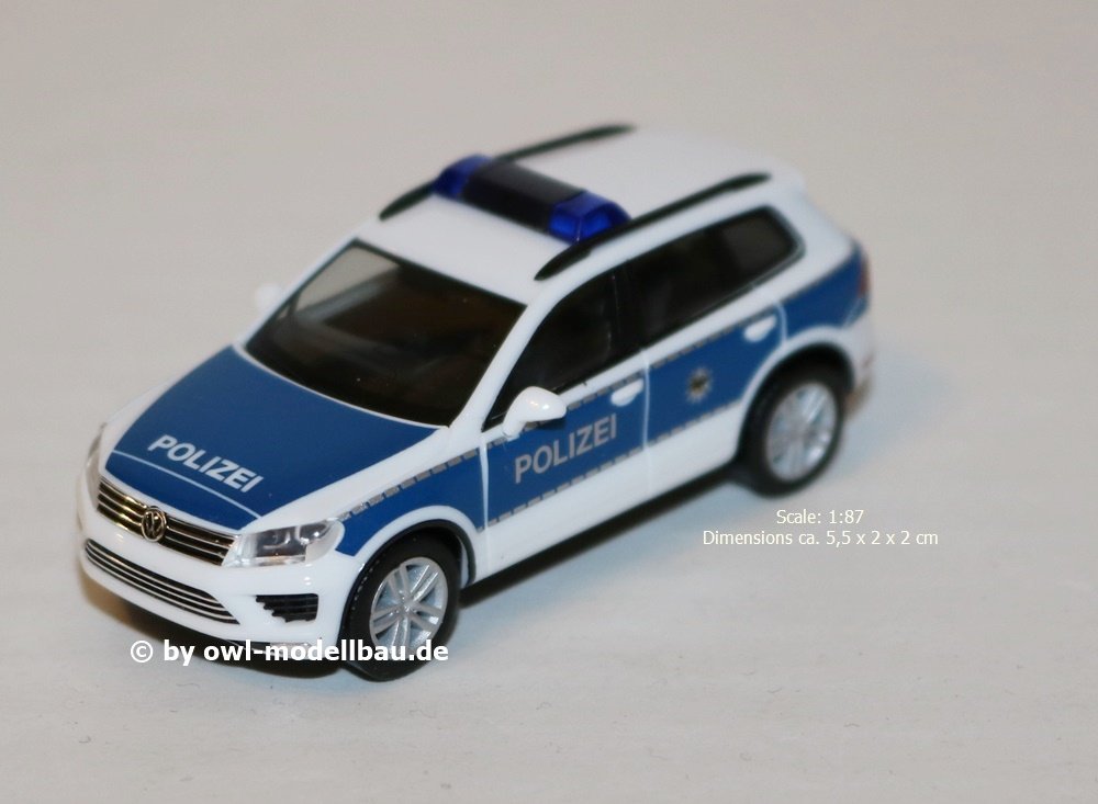 Amazon | herpa 1/87 VW トゥアレグ ドイツ連邦警察 | ミニカー・ダイ