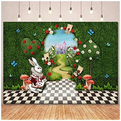 Alice in Wonderland Backdrop