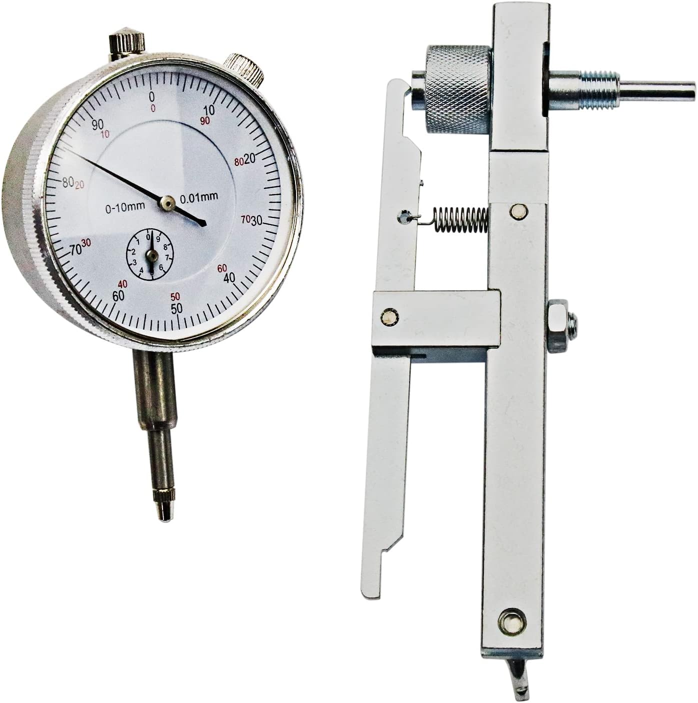 SixBuys Chain Tool Tensioner Pulley Tool Car Tool Kit VE Fuel Injection Injector Pump Timing Set up Tool With Dial Indicator for Toyota Landcruiser 1HZ Replace 09275-54011