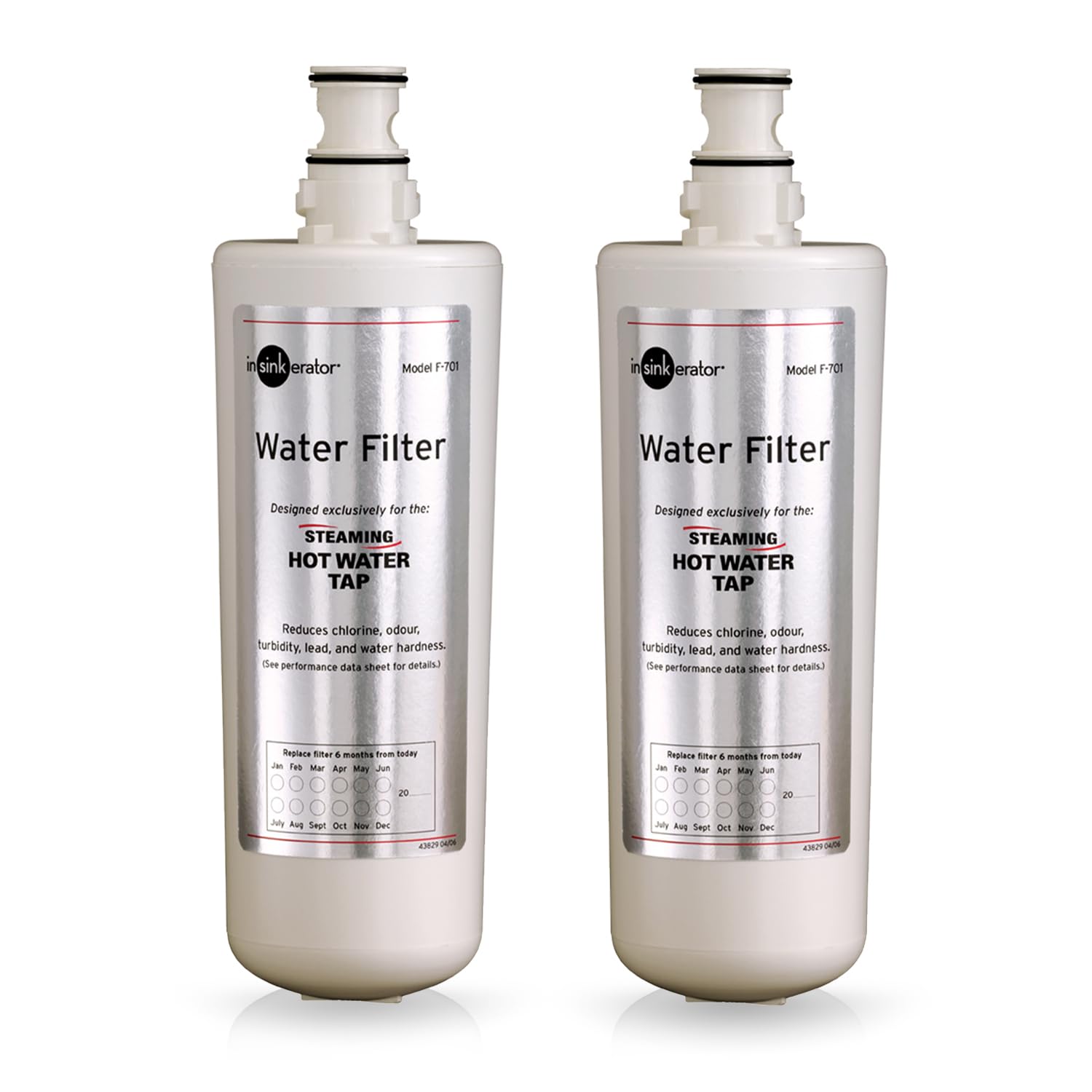 Sponsored Ad – InSinkErator F-701R Under Sink Water Filter, Tap Water Purifier for Clean Drinking Water, Exclusively for Hot Water Tap, 454 Litre Capacity, 2 Pack