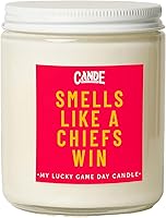 Vista 20 de CE Craft - Smells Like A Viking's Win - Vela temática de fútbol y deportes - Regalo para papá/hijo (vainilla lavanda)