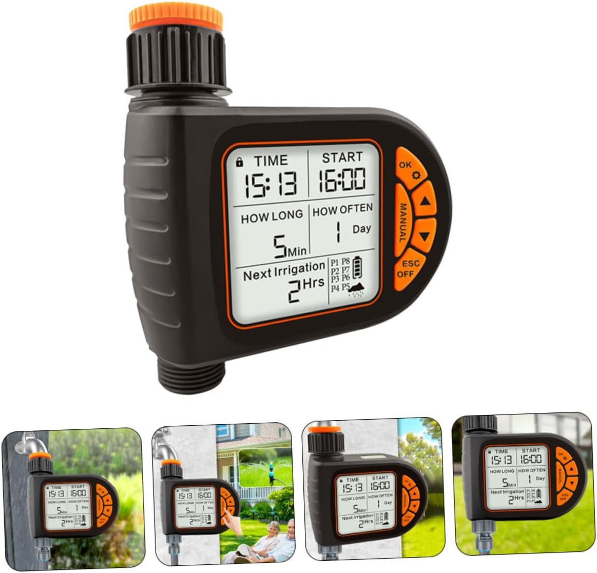 Totority Automatic Timer for Efficient Garden Irrigation Sprinkler Controller for Balconies and Outdoor Spaces Convenient and Easy Use Watering