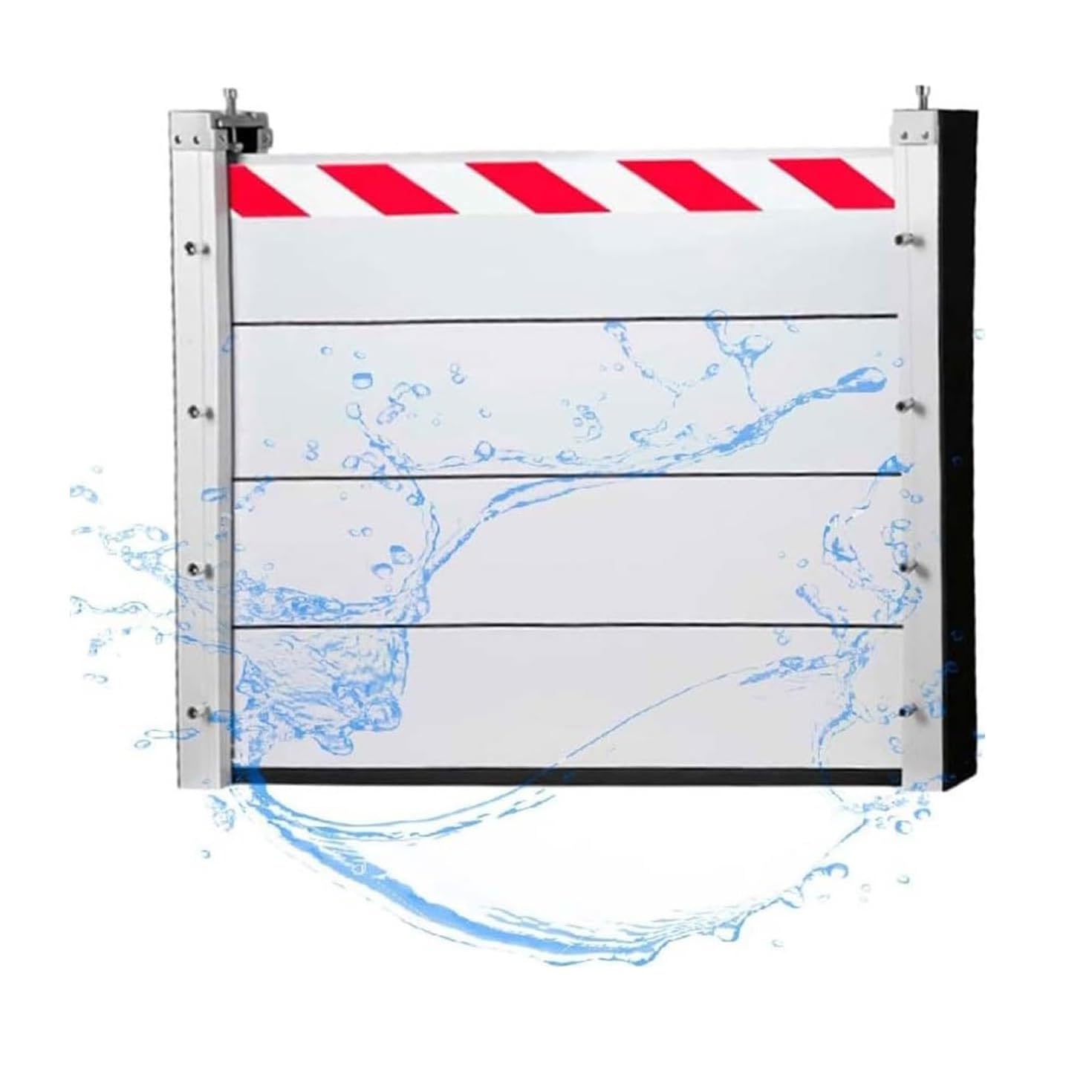 Barrera de protección contra inundaciones para mantener el garaje y hogar secos
