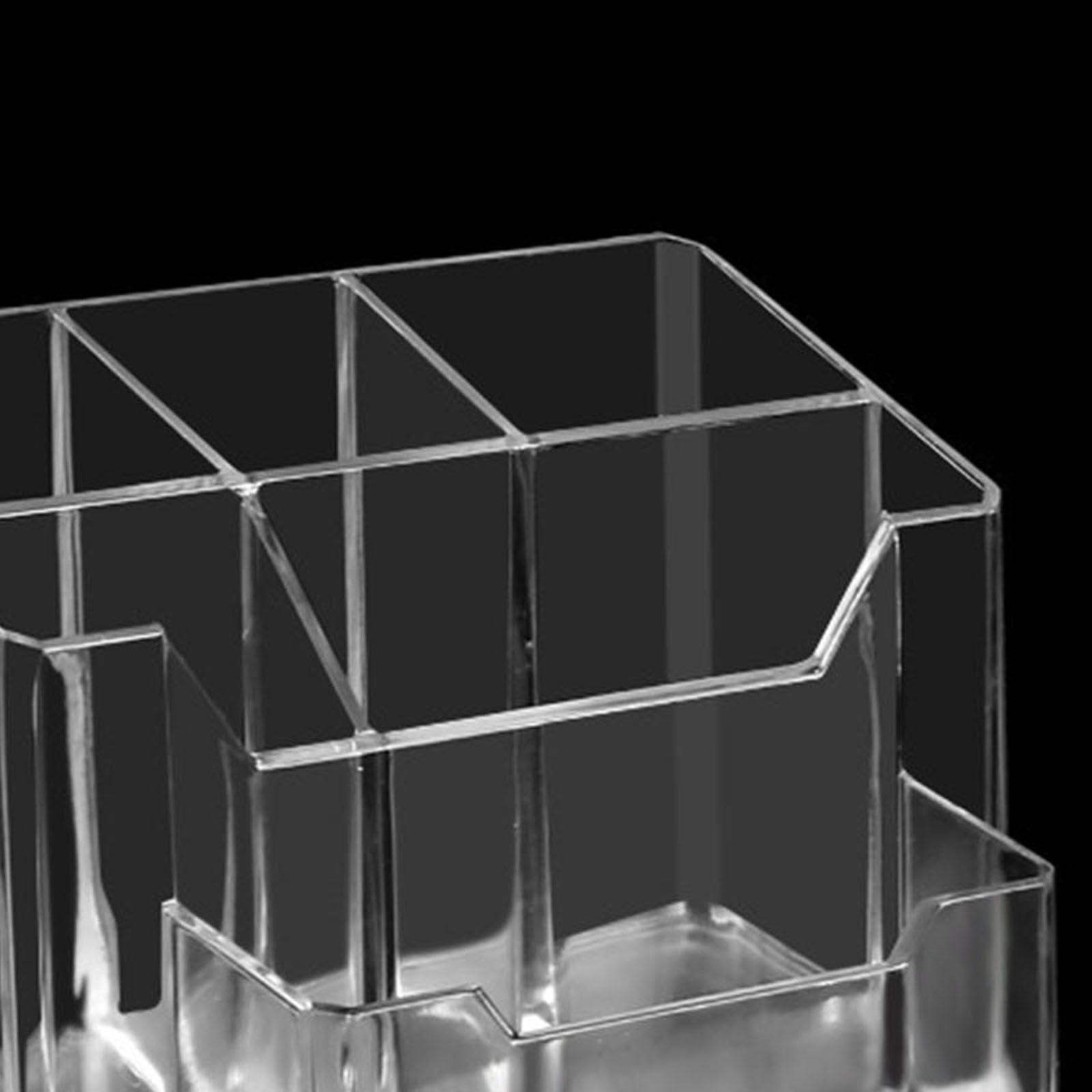 Support pour Cartes de Visite en Acrylique Transparent pour Bureau avec Râtelier de Bureau et Présentoir de Cartes de Nom pour Réceptions d'Hôtel, 5 pièces