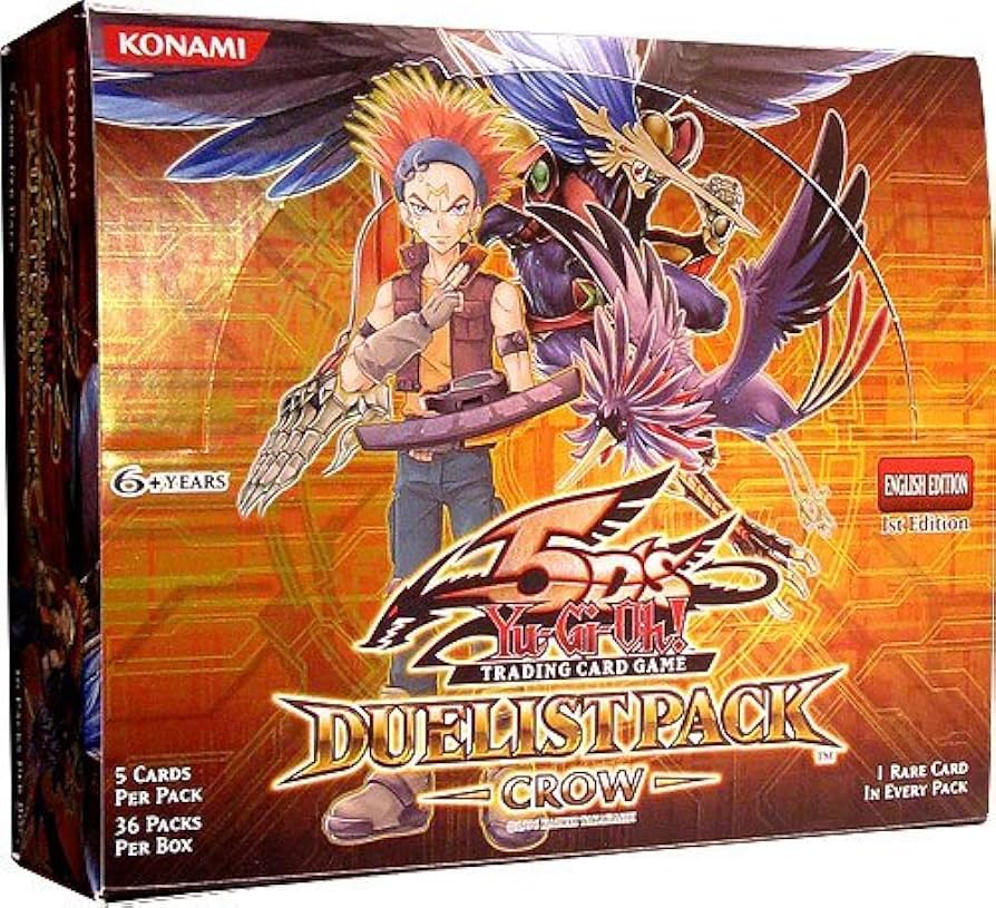 Amazon.com: YuGiOh 5Ds Crow Duelist Booster Box 36 Packs : Toys