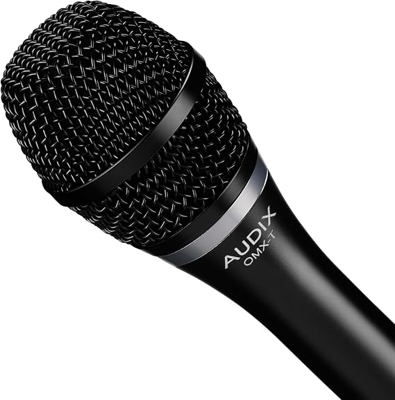 AUDIX OMX-T Dynamic Vocal Microphone – Hypercardioid Pattern, VLM Capsule, High SPL Handling, for Live Vocals on Loud Stages
