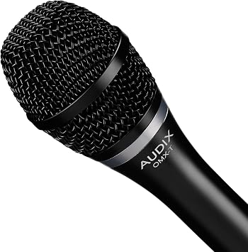 AUDIX OMX-T Dynamic Vocal Microphone – Hypercardioid Pattern, VLM Capsule, High SPL Handling, for Live Vocals on Loud Stages