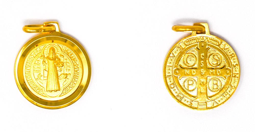 Buy Catholic Gift Shop LtdGold Saint Benedict Medal/Pendant Catholic