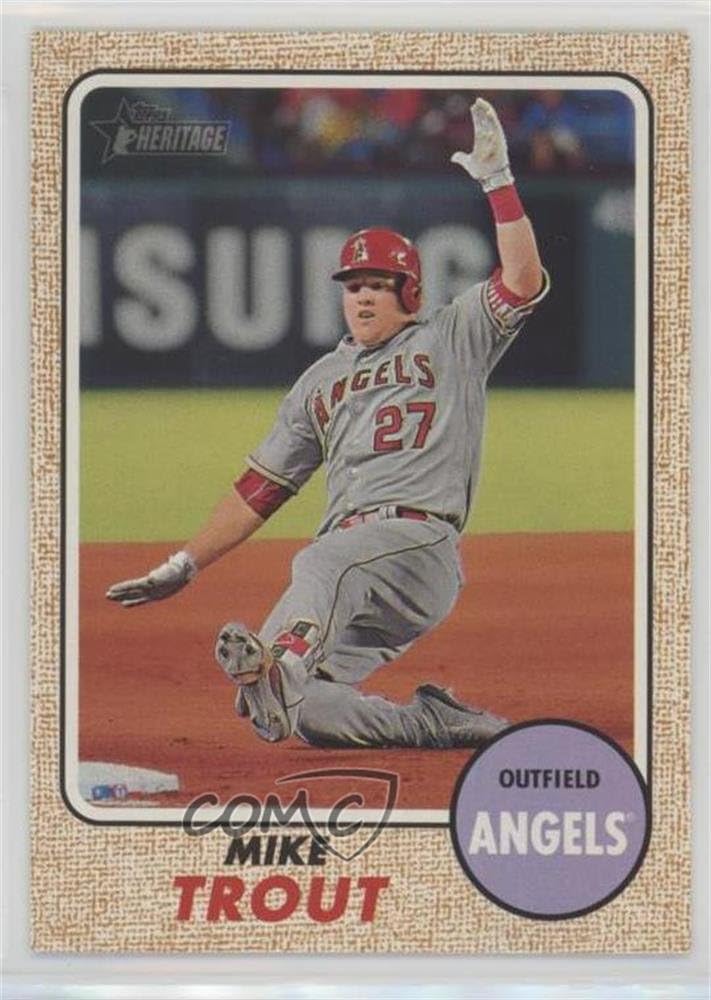 Mike Trout (Baseball Card) 2017 Topps Heritage [Base