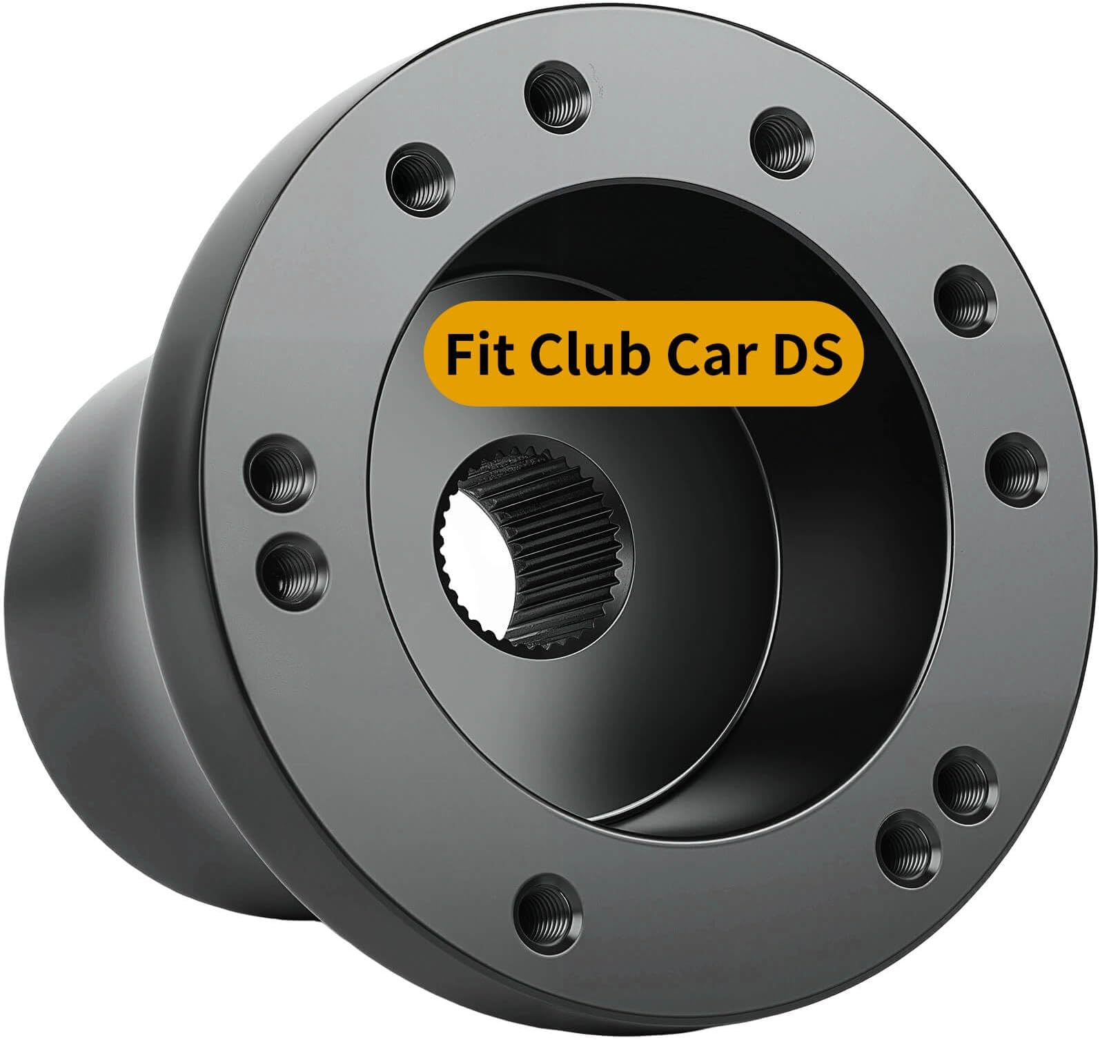 MOSNAI ゴルフカート ステアリングホイールまたはアダプター ゴルフカート クラブカー EZGO ヤマハ ユニバーサルステアリングホイールまたはアダプター クラブカーDS用 ブラック