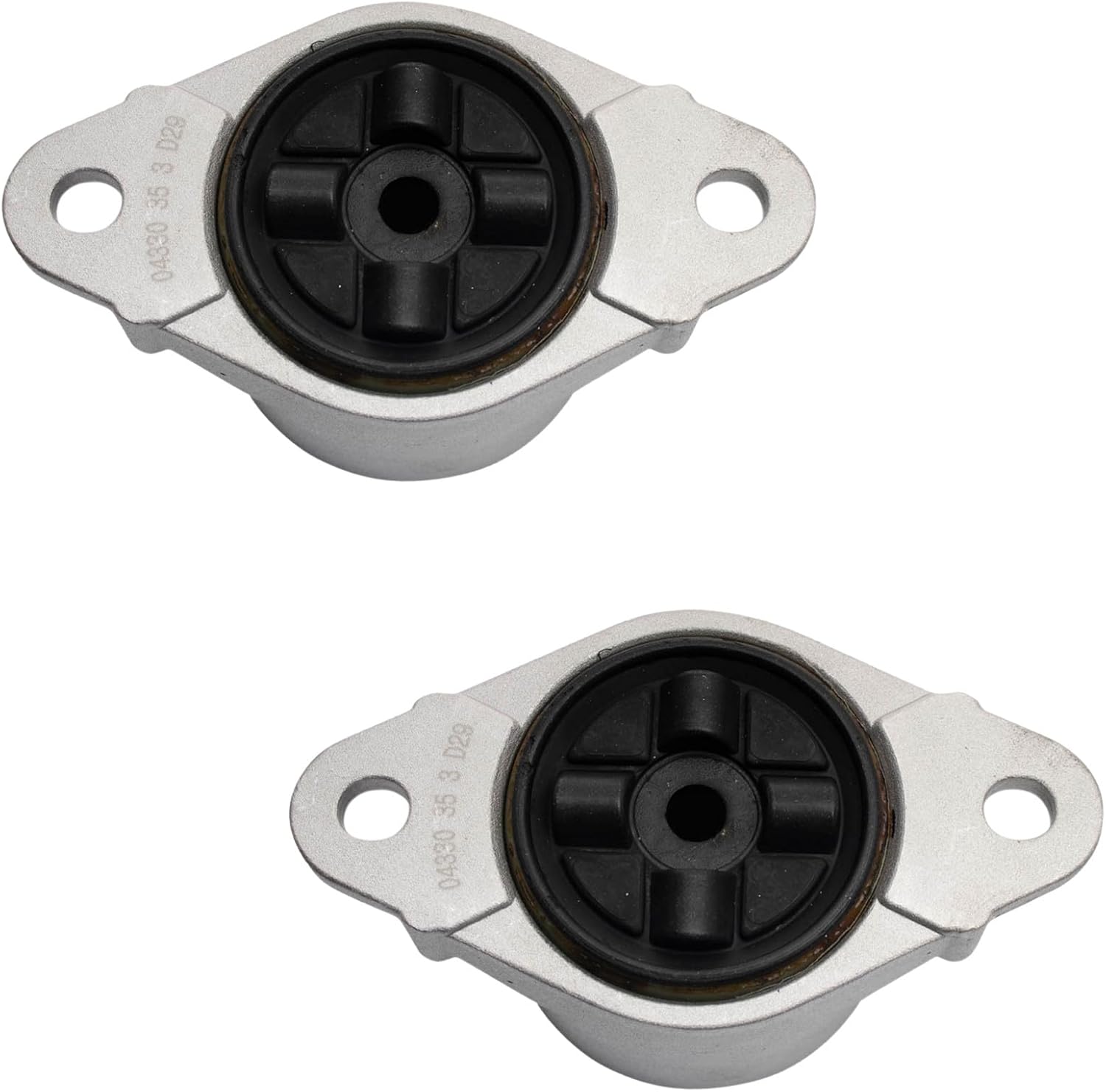 TRQ Rear Upper Shock Mount Kit Compatible with 18-22 Ford EcoSport 11-19 Fiesta 11-14 Mazda 2