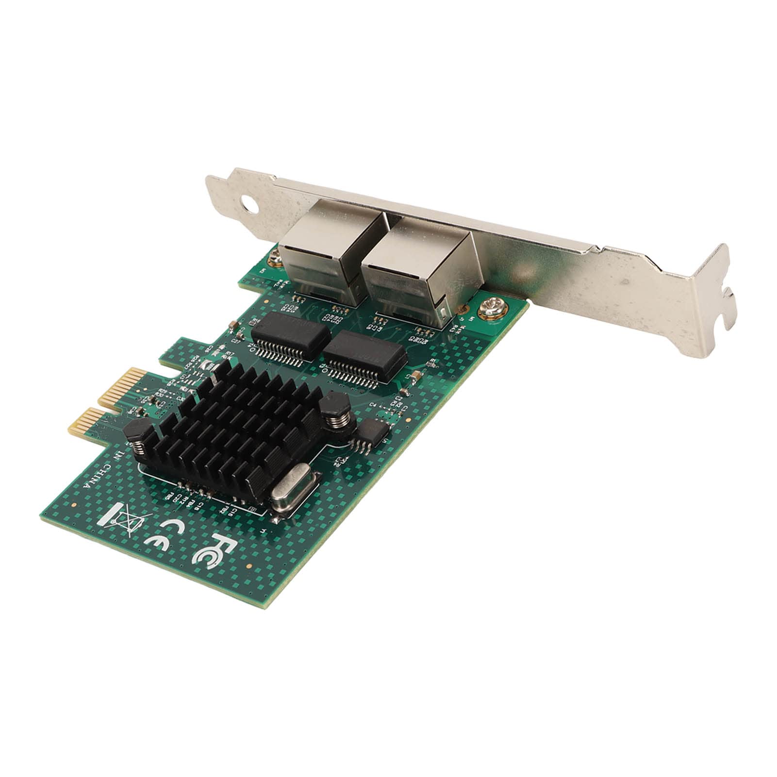 Ausla PCIE X1 Dual Port Gigabit Ethernet Card, BCM5720 RJ45