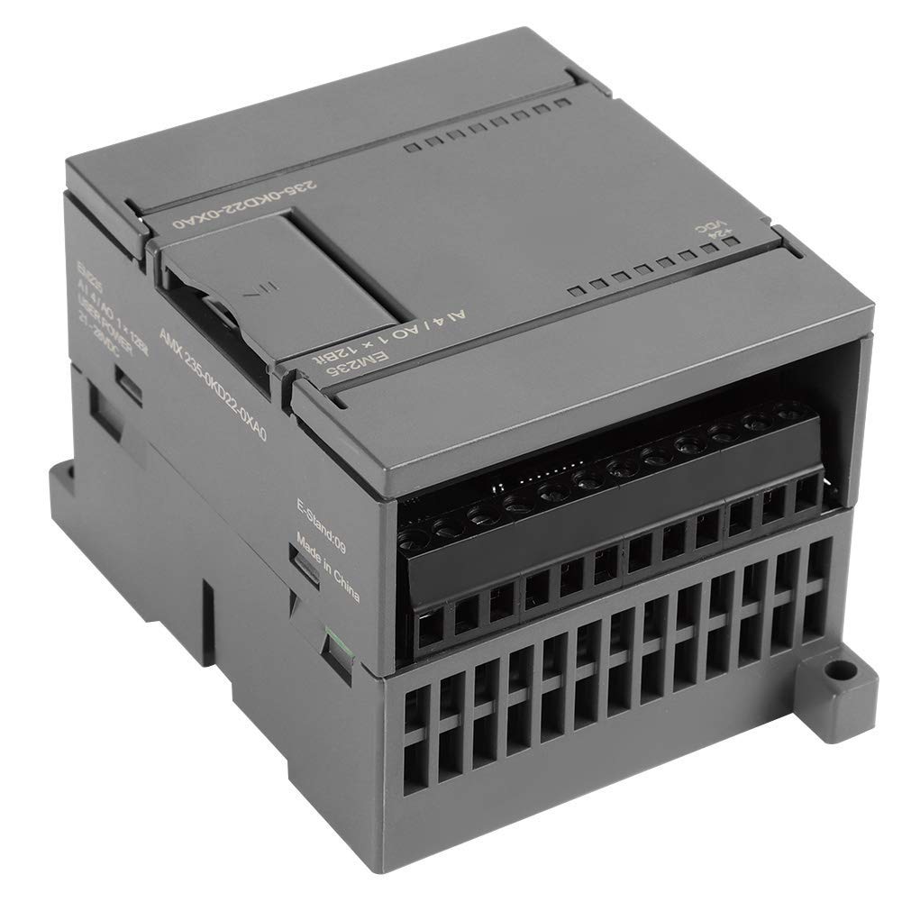 EM235 Module analogique 4 entrées 1 sortie, module d'extension PLC pour S7-200, compatible avec 6ES7 235-0KD22-0XA8, prend en charge les E/S de tension et de courant pour un usage industriel